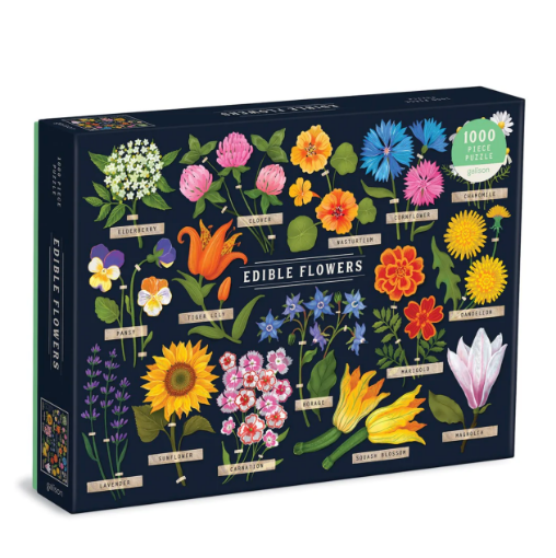 图片  Galison Edible Flowers 1000 Piece Puzzle