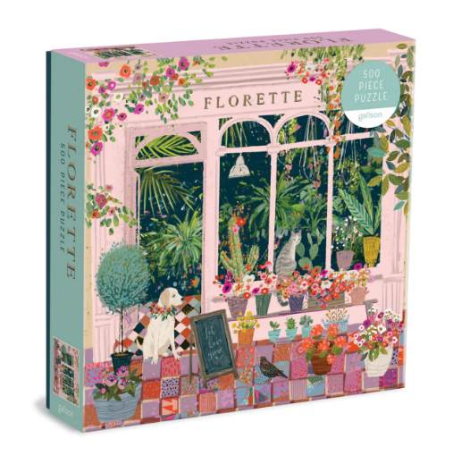 图片  Galison Florette 500 Piece Puzzle