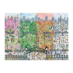 图片  Galison Michael Storrings Dog Park in Four Seasons 1000 Piece Puzzle