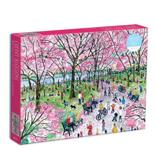 图片  Galison Michael Storrings Cherry Blossoms 1000 Piece Puzzle