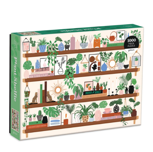 图片  Galison Plant Shelfie 1000 Piece Puzzle