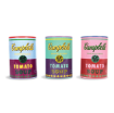 Picture of Galison Andy Warhol Soup Cans Set of 3 Shaped Puzzles in Tins