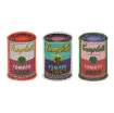 图片  Galison Andy Warhol Soup Cans Set of 3 Shaped Puzzles in Tins