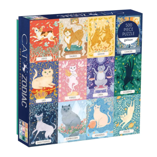 圖片 Galison Cat Zodiac 500 Piece Puzzle