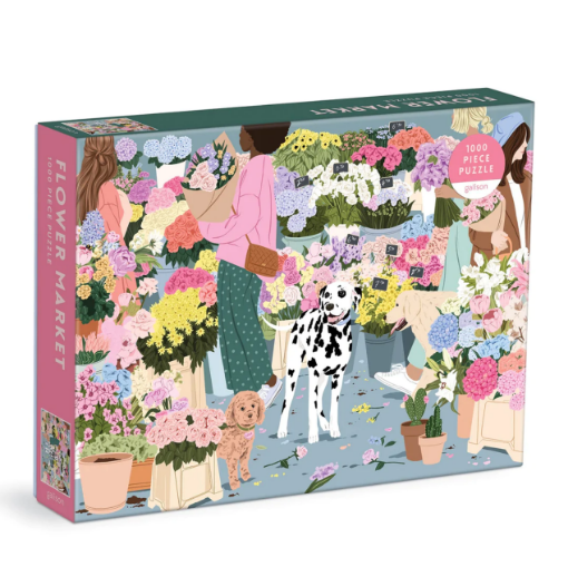 圖片 Galison Flower Market 1000 Piece Puzzle