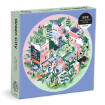 图片  Galison Green City 1000 Piece Round Puzzle