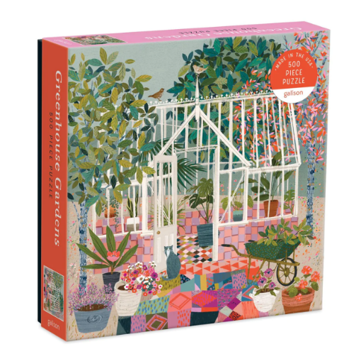 圖片 Galison Greenhouse Gardens 500 Piece Puzzle
