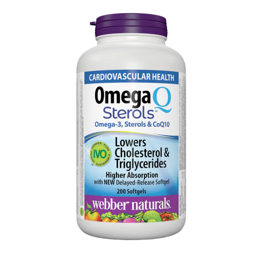 Picture of Webber Naturals Omega-3 & Coq10 200ea