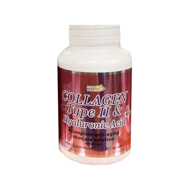 CC Mall 大溫寄物平台 GOLD VITAMINS Collagen Type II & Hyaluronic Acid 60 capsules