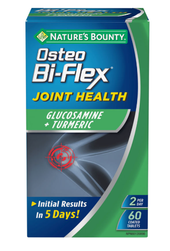 Picture of Natures Bounty  Osteo Bi-Flex with Glucosamine + Turmeric  60 capsules