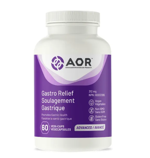 圖片 AOR, Gastro Relief, 60 Capsules