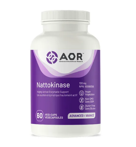 圖片 AOR, Nattokinase, 60 Capsules