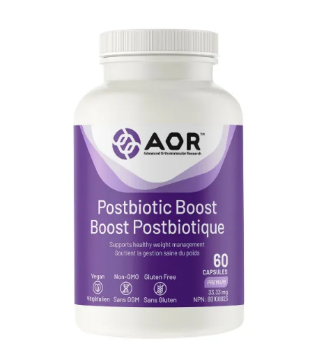 圖片 AOR, Postbiotic Boost, 60 Capsules