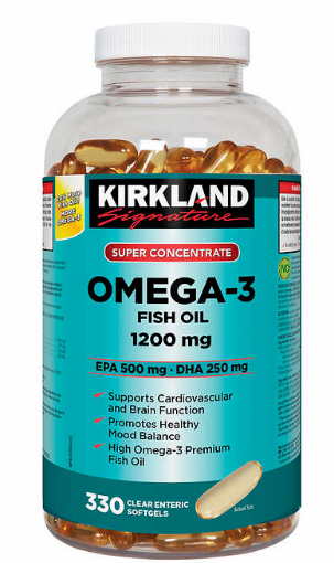 圖片 【国内现货秒发】Kirkland Signature  Omega 3 Fish Oil 1200mg  330 Softgels 