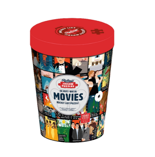 Picture of Ridley's 50 Must-Watch Movies Bucket List 1000-Piece Puzzle