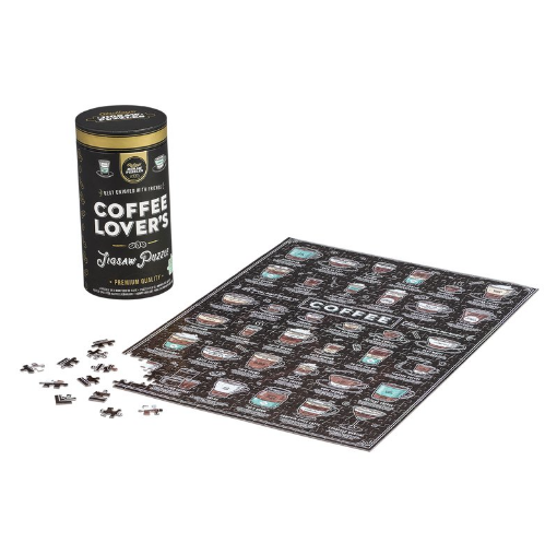 Picture of Ridley's Coffee Lover's 500 Piece Jigsaw Puzzle in Canister