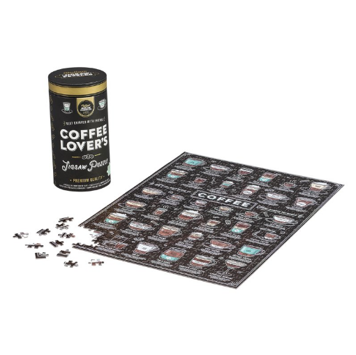 图片  Ridley's Coffee Lover's 500 Piece Jigsaw Puzzle in Canister