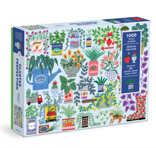 图片  Galison Planter Perfection 1000 Piece Puzzle with Shaped Pieces