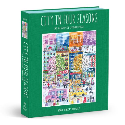 Picture of Galison Michael Storrings City in Four Seasons 1000 Piece Book Puzzle