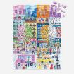 图片  Galison Michael Storrings City in Four Seasons 1000 Piece Book Puzzle