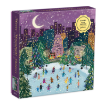 Picture of Galison Merry Moonlight Skaters 500 Piece Foil Puzzle