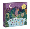 图片  Galison Merry Moonlight Skaters 500 Piece Foil Puzzle