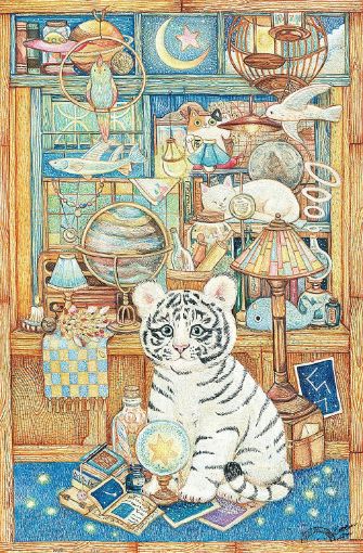 图片  PINTOO H2350 Cotton Lion - Little White Tiger's Collection Cabinet 600p