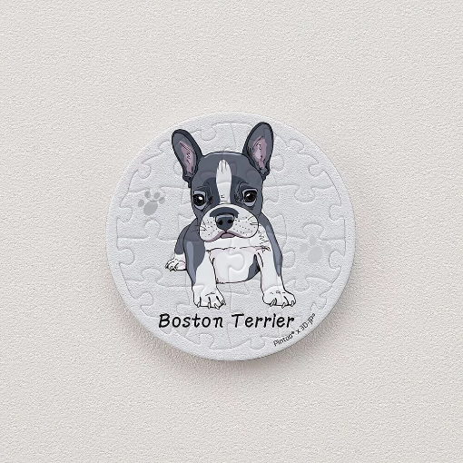 Picture of PINTOO D1321 Puzzle Magnet - Boston Terrier 16p