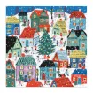 圖片 Galison Christmas in the Village 500 Piece House Puzzle