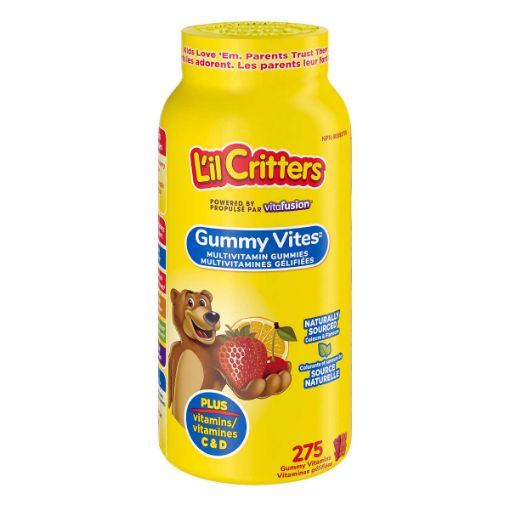 圖片 【Costco本週特價】L'Il Critters 小熊天然果味多種維他命軟糖 - 275粒