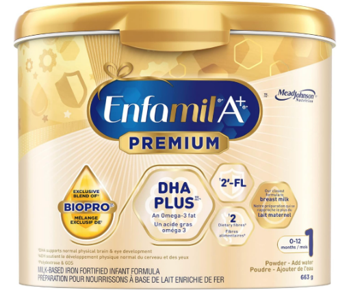 Picture of Enfamil A+ Premium, Baby Formula, with DHA and Our Exclusive BIOPRO Blend™ with 2-FL, 663g