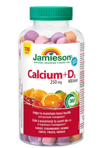 圖片 Jamieson Calcium + Vitamin D3 Gummies, 110 Gummies