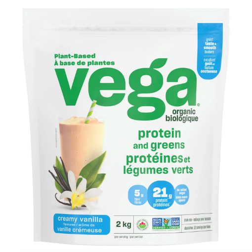 圖片 Vega 有機植物綠色蛋白粉奶油香草味 2kg
