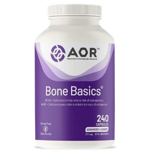 Picture of AOR - Bone Basics 271mg, 240 Capsules