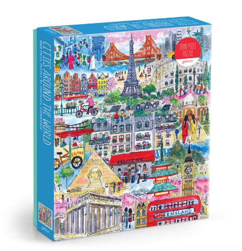圖片 Galison Michael Storrings Cities Around the World 1000 Piece Puzzle