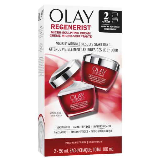 Picture of 【Costco本周特价】Olay 大红瓶 新生塑颜微雕霜面部保湿面霜，2 x 50 毫升