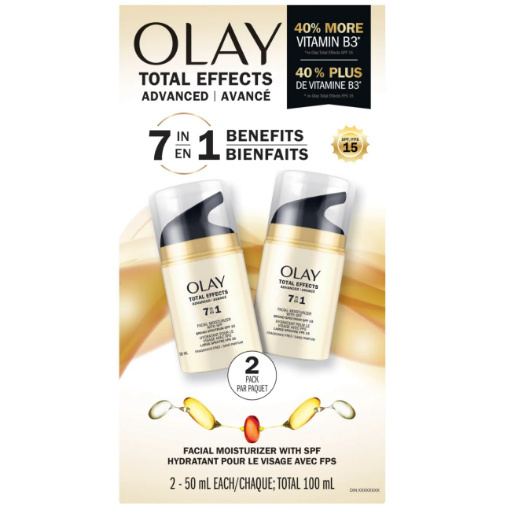 Picture of OLAY Total effects anti-aging moisturizer 2*50ml